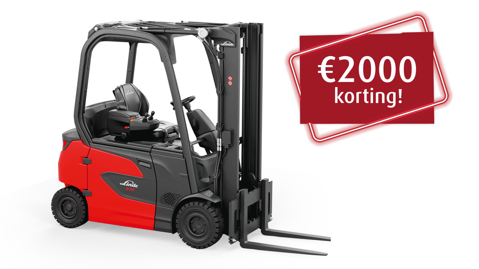 Lentedeal korting op elektrische heftrucks E14-E20 & Xi10-Xi20 (1251 serie)