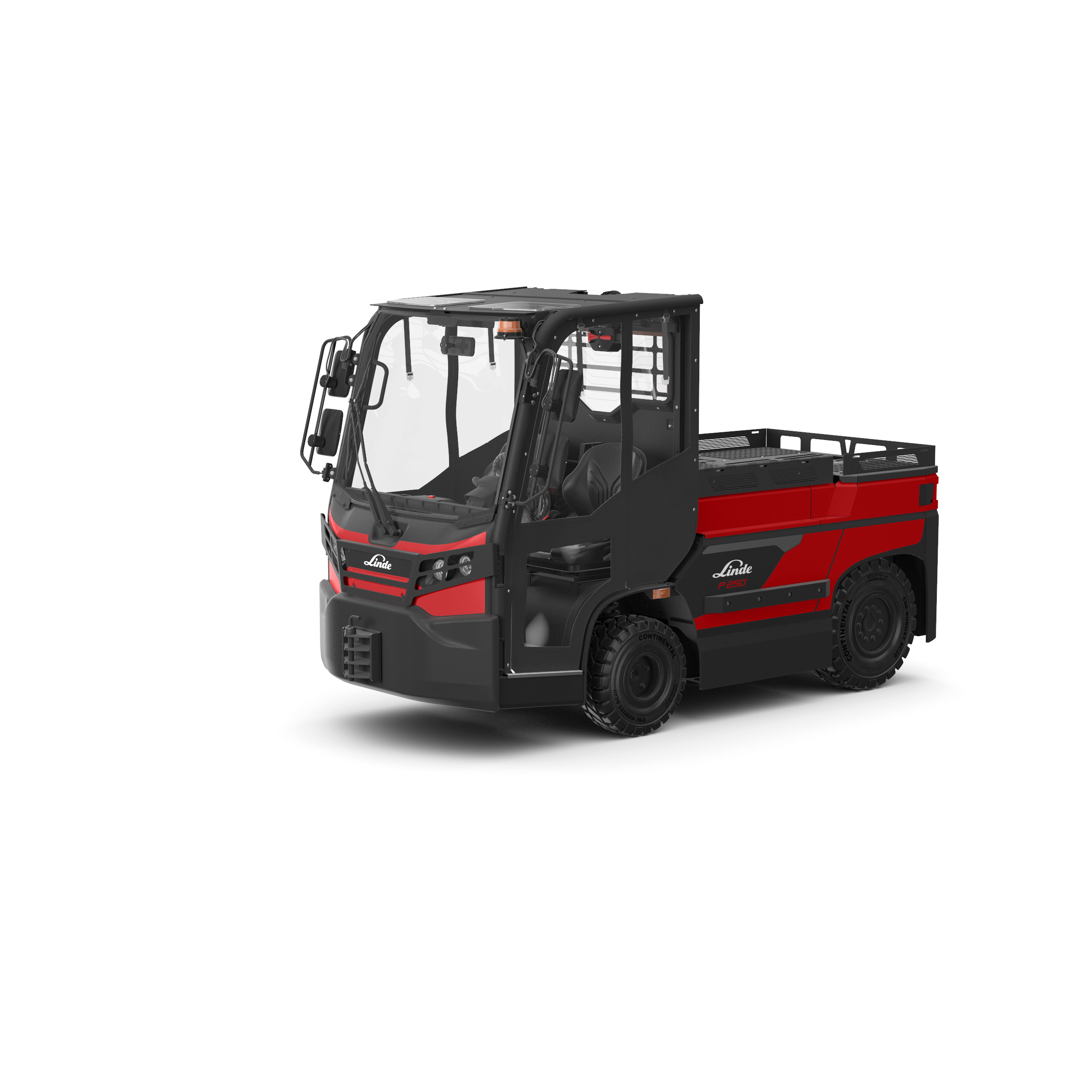 Linde P250 platformwagen vrijstaand