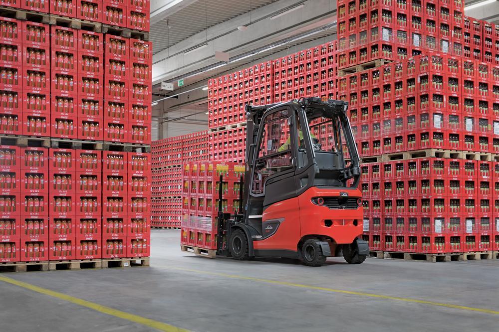 Linde E20 - E35 ergonomische en comfortabele elektrische heftruck