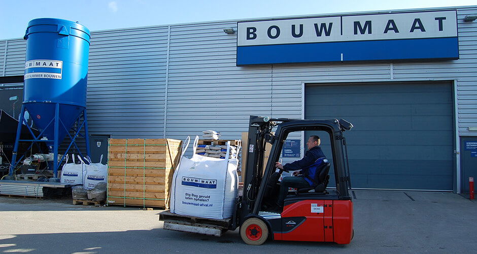 Bouwmaat intern transport