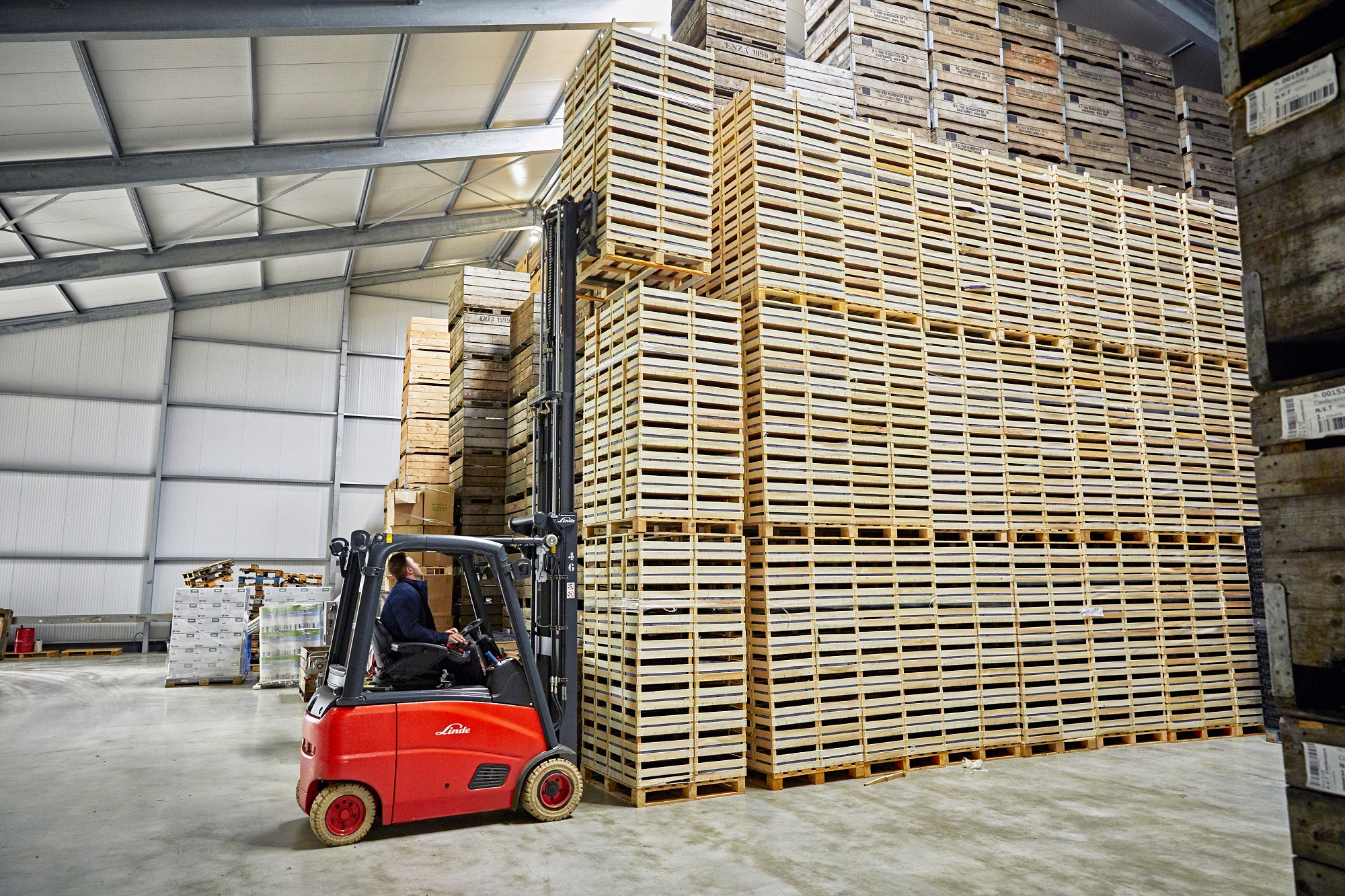 Blijderveen Fruit fruitkosten Linde heftruck