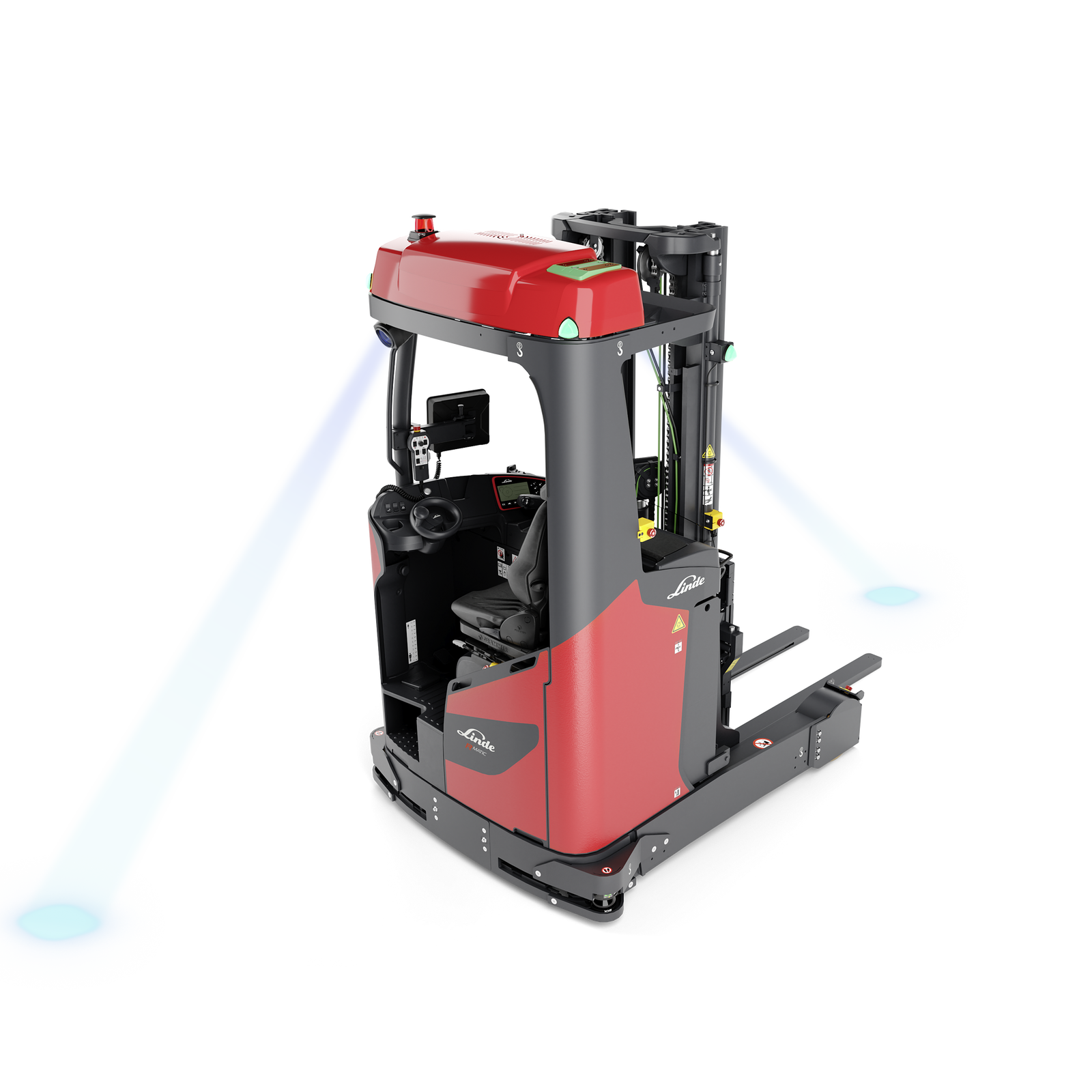 Linde BlueSpot op de Linde R-Matic k